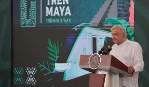 Compartió un video inédito sobre la reciente inauguración del primer tramo del Tren Maya