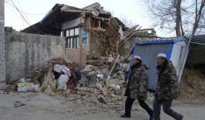 Tan sólo en la provincia de Gansú, casi 15 mil casas colapsaron
