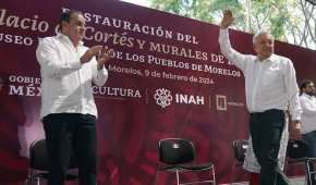 El Presidente acudió a Morelos para un informe de restauraciones culturales