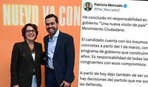 Anunció que dejará de ser vocera de la campaña presidencial de Álvarez Máynez