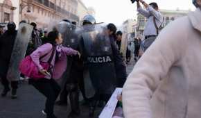 Se han denunciado agresiones de la policía durante las protestas en el marco del Día Internacional de la Mujer