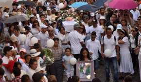 Este viernes fue sepultada Camila,  la niña de 8 años