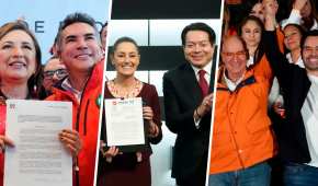 Los líderes políticos cerraron filas con los candidatos.