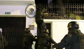 La irrupción de las autoridades ecuatorianas fue el 6 de abril