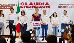 La candidata presidencial de Morena también brindó su apoyó a las madres buscadoras