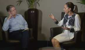 Enrique Quintana, VP y director general de El Financiero en entrevista con Claudia Sheinbaum