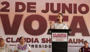 La aspirante de Morena, pidió a los mexicanos salir a las urnas el 2 de junio