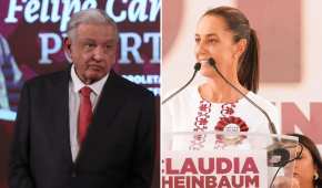 La candidata de Morena aclaró su error al final de su discurso en el mitin en Baja California