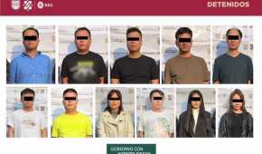 Los 11 detenidos fueron puestos a disposición