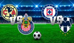 América, Chivas, Cruz Azul y Monterrey lucharán por llegar a la final de la Liga MX