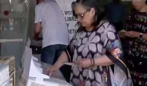 La ministra no tuvo problemas al votar