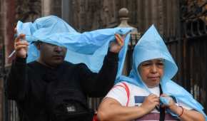 La lluvia podría empezar a las  15:00 horas