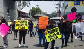 Ayer las protestas de mazatecos fueron en Palacio Nacional