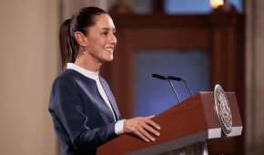 La virtual presidenta electa dio su primera conferencia en Palacio Nacional