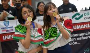 Las mexicanas se dijeron felices de realizar su sueño