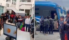 Fueron entregados al INM para trasladarlos a la Estación Migratoria de Chiapas