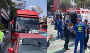 Al menos 12 personas lesionadas dejó la maniobra de un conductor de la Línea 1 del Metrobús