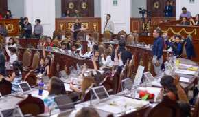 Los pequeños diputados aprobaron, a mano alzada, las propuestas de sus colegas