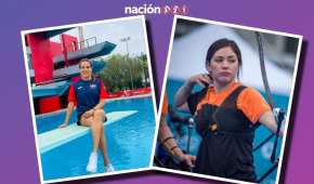 En la foto, las deportistas mexicanas Victoria Garza y Gabriela Bayardo