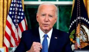 El Presidente Joe Biden envió un mensaje a la nación, tras declinar ir por la reeleción