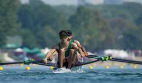 El equipo mexicano de remo integrado por Alexis López y Miguel Ángel Carballo clasificó a las semifinales