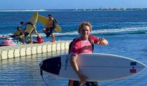 El mexicano Alan Cleland cayó en los Octavos de Final de la prueba de Surf de los Juegos Olímpicos