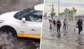 Provocaron encharcamientos e inundaciones afectando los servicios de transporte público