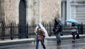 Se prevén chubascos con lluvias puntuales fuertes en el occidente y centro de México