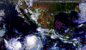 En el pacífico, se desarrollan dos tormentas tropicales, Emilia y Fabio