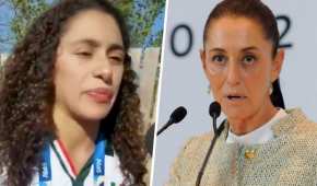 La atleta mexicana pidió a Sheinbaum voltear a ver el deporte nacional