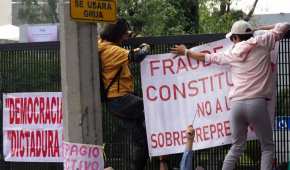 A la manifestación del domingo llegaron muchos menos, muchísimos menos, de los que esperaban