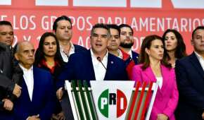 El presidente del partido ofreció una conferencia de prensa