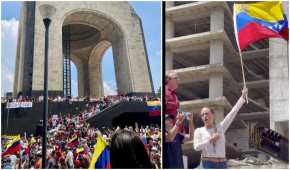 En México, protestaron en el Monumento a la Revolución; en Caracas, lidera Corina