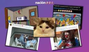 En reses sociales circularon imágenes del nulo mensaje, previo al Simulacro Nacional