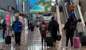 El Aeropuerto indicó que se tienen monitoreados los tiempos de entrega de maletas