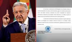 AMLO mandó una carta a Estados Unidos para acusar una injerencia del embajador