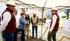 Dijo que esta primera parte del proyecto beneficiará a medio millón de habitantes de Chalco