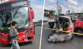 De acuerdo con la versión del operador el incidente ocurrió debido a una falla mecánica en la unidad