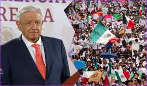 AMLO mandó un mensaje a los estudiantes que se manifestaron contra la reforma al PJF