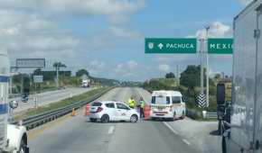 Ejidatarios bloquean la autopista Arco Norte como forma de protesta