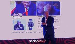 Exhibió a una revista que publicó que el reloj que utiliza es hecho en suiza y vale 4 mil 700 euros