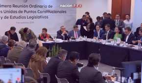 Las comisiones de Puntos Constitucionales y Estudios Legislativos analizan la minuta