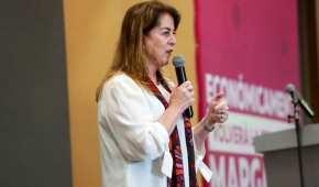 La morenista se reunió con directivos de Femsa