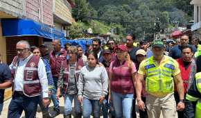 La gobernadora acudió a la comunidad de San Luis Ayucan