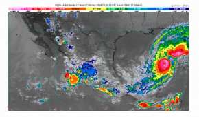 Así se ve el pronóstico del clima en la República Mexicana