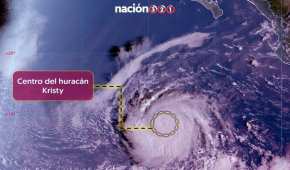 Aunque por ahora el huracán no afecta directamente a México, canales de baja presión sí generarán lluvias